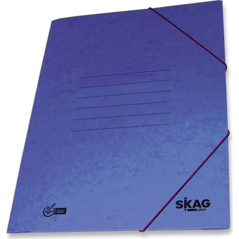 Φάκελος Skag Systems με Αυτιά και Λάστιχο Πρεσπάν 25x35cm μπλε